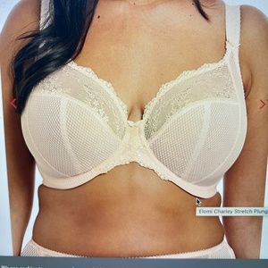 Elomi Charley Stretch Plunge Bra (34J US SIZE in pale nude)